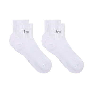 Dime Classic Socks 2 Pack - White