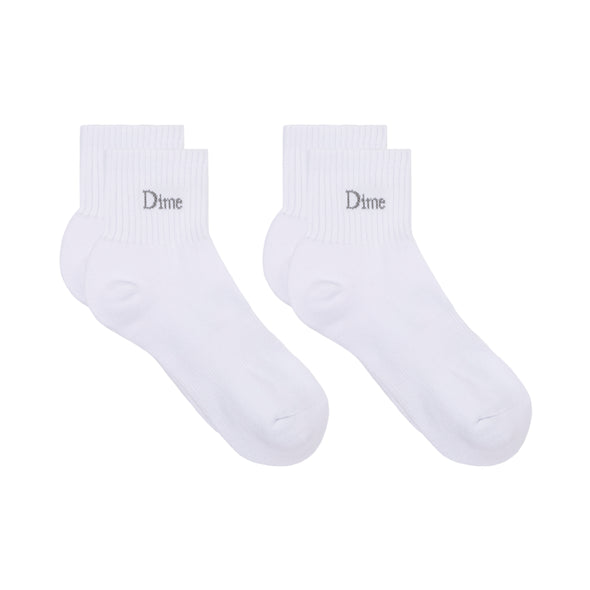 Dime Classic Socks 2 Pack - White