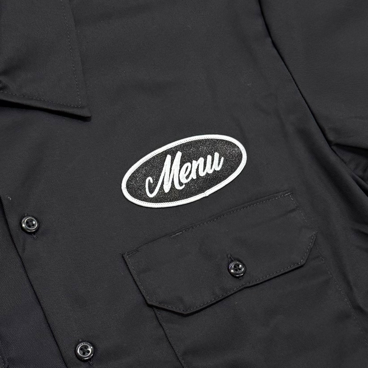 Dickies X Menu S/S Work Shirt - Black – Menu Skateboard Shop