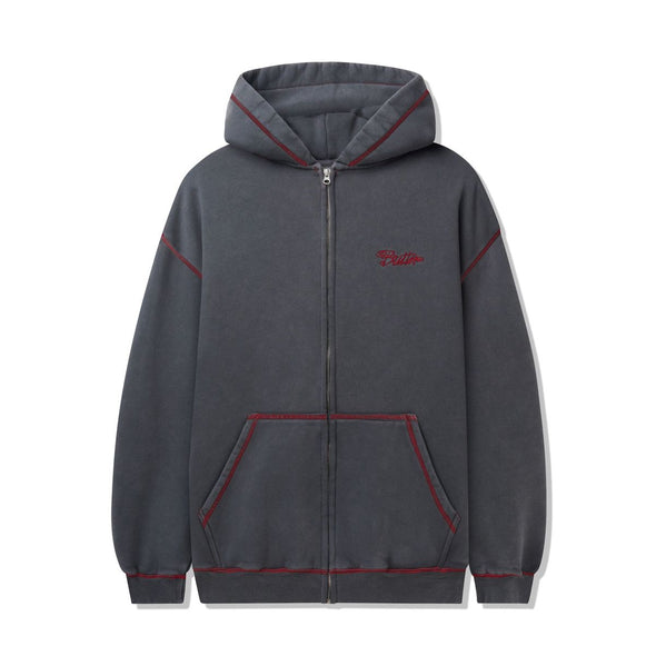 Butter Goods Jive Zip-Thru Hood - Washed Black