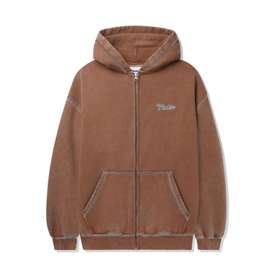 Butter Goods Jive Zip-Thru Hood - Washed Brown