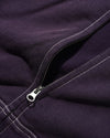 Butter Goods Sketch Zip Hood - Eggplant