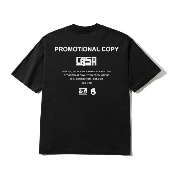 Cash Only Promotional Tee - Black
