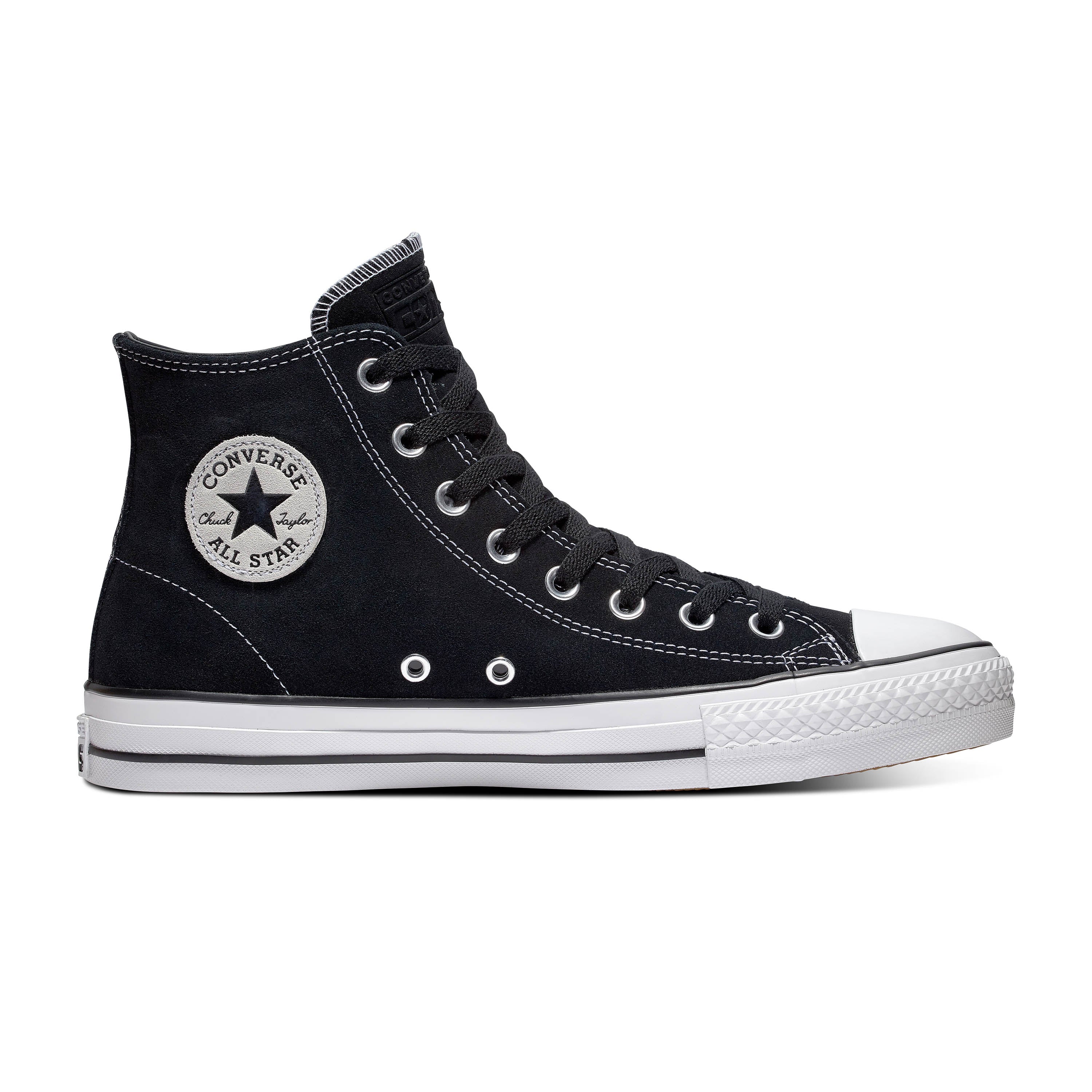 Converse CONS CTAS Pro Hi Suede - Black/Black/White – Menu