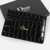 Dime Croc Card Holder - Black