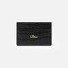 Dime Croc Card Holder - Black