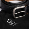 Dime Desert Leather Belt - Black