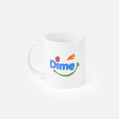 Dime Winky Mug - White