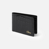 Dime Croc Bifold Wallet - Black
