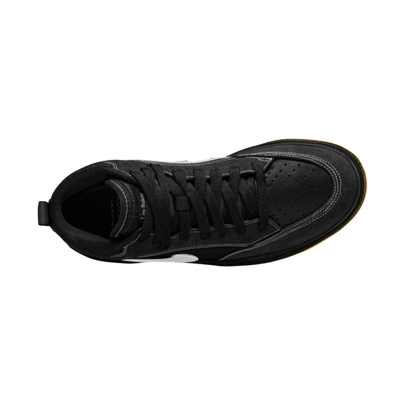 Nike SB React Leo - Black/White-Black-Gum Lt. Brown