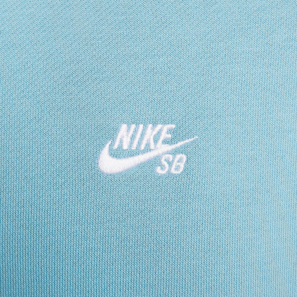 Nike SB Essentials Logo Hoodie - Denim Turq/White