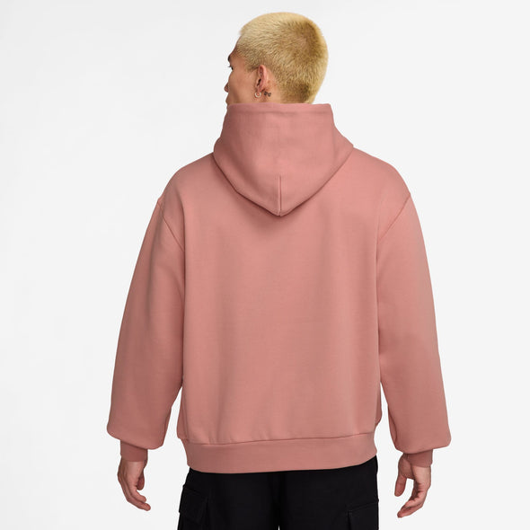 Nike SB Essentials Logo Hoodie - Red Stardust/White
