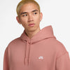 Nike SB Essentials Logo Hoodie - Red Stardust/White
