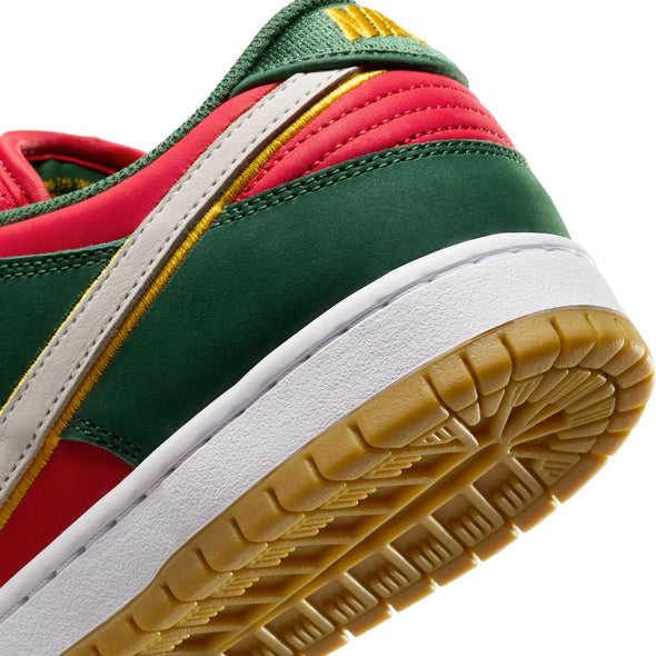 Nike SB Dunk Low Pro Premium - Fir/White-University Gold-Fire Red