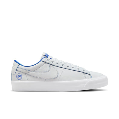 Nike SB Zoom Blazer Low Pro GT Premium - Summit White/Game Royal-Summit White