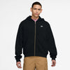 Nike SB Essentials Logo Zip Hoodie - Black/White