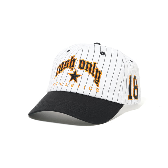 Cash Only Ballpark 6 Panel Cap - White