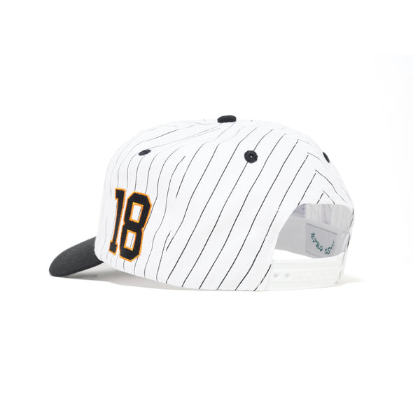 Cash Only Ballpark 6 Panel Cap - White