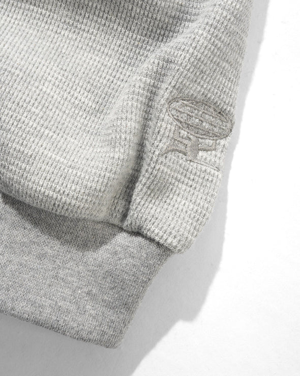 Butter Goods Basic Waffle L/S Tee - Ash