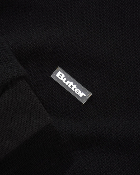 Butter Goods Basic Waffle L/S Tee - Black