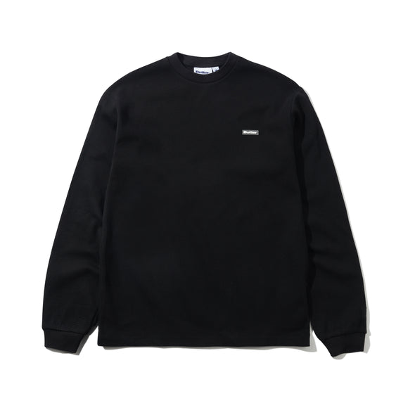 Butter Goods Basic Waffle L/S Tee - Black
