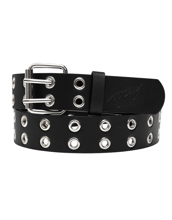 Loosey Black Grommet Hole Belt
