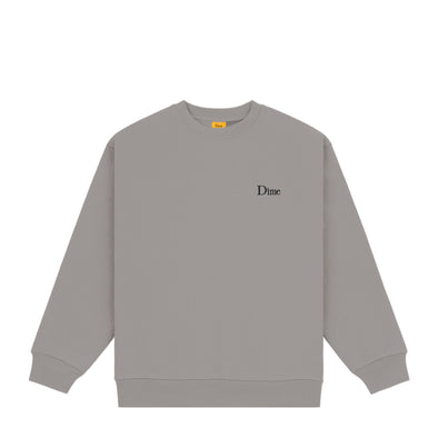 Dime Classic Small Logo Crewneck - Charcoal