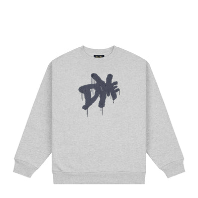Dime Dxme Crewneck - Heather Grey