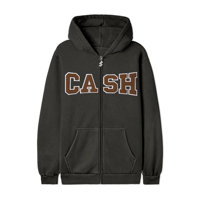 Cash Only Campus Zip Hoodie - Charcoal