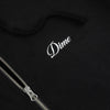 Dime Cursive Zip-Hoodie - Black/White