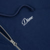 Dime Cursive Zip-Hoodie - Navy