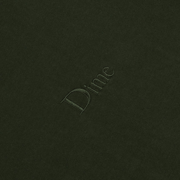 Dime Classic Small Logo T-Shirt - Forest Green