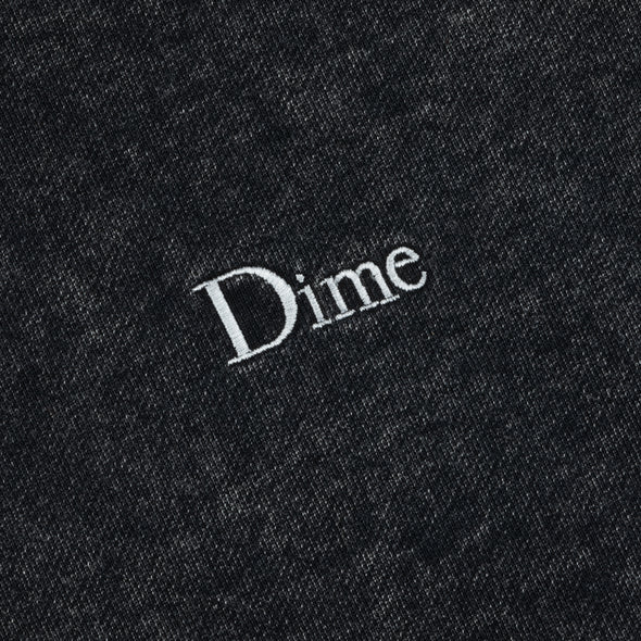 Dime Classic Faded French Terry Hoodie - Black