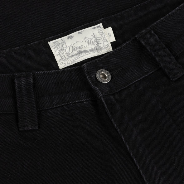 Dime Carpenter Denim Shorts - Jet Black