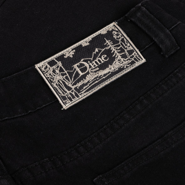 Dime Carpenter Denim Shorts - Jet Black