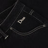Dime Classic Relaxed Denim Pants - Black/Contrast Stitch