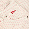 Dime Classic Relaxed Denim Pants - Striped/Warm White