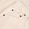 Dime Classic Relaxed Denim Pants - Striped/Warm White