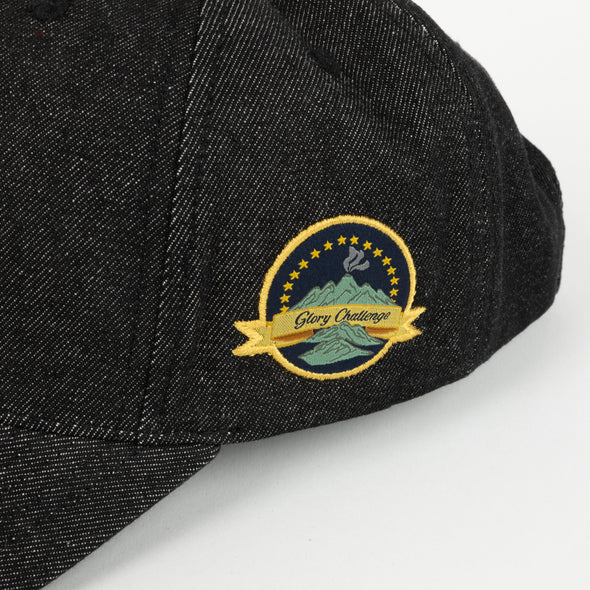 Dime Cursive D Full Fit Cap - Black Denim