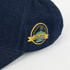 Dime Cursive D Full Fit Cap - Indigo Denim