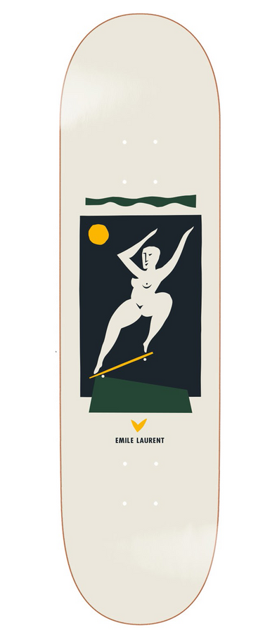 Polar Deck Emile Laurent Crooks (Cream) - 8.125