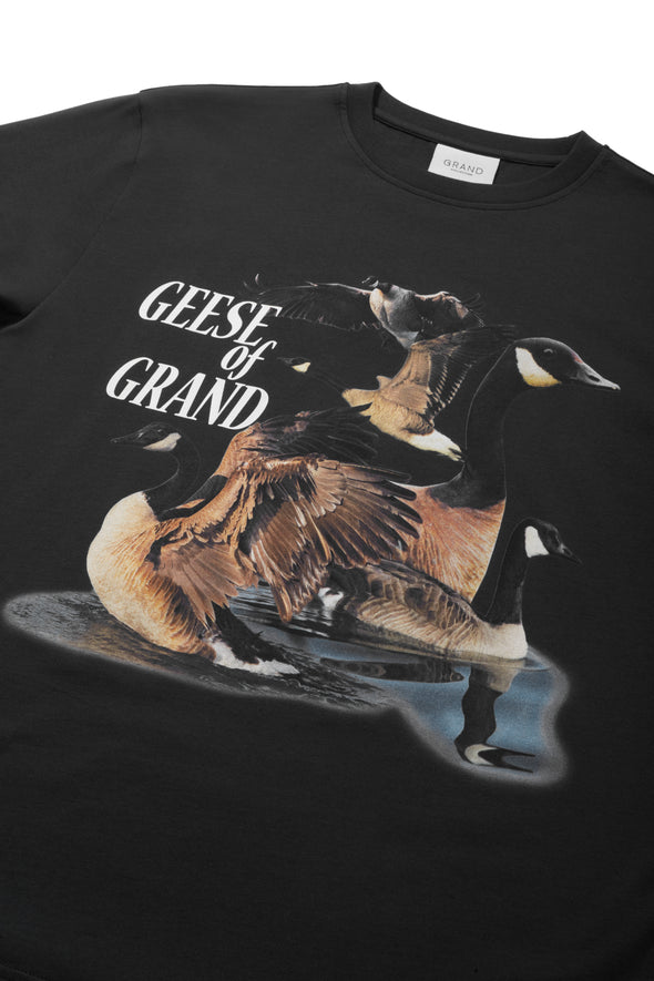 Grand Collection Geese Of Grand Tee - Black