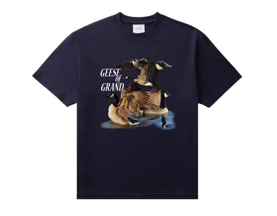 Grand Collection Geese Of Grand Tee - Navy