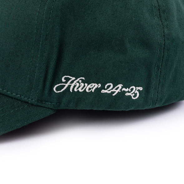 Dime Cursive D Full Fit Cap - Forest Green