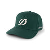 Dime Cursive D Full Fit Cap - Forest Green