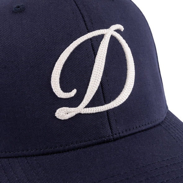 Dime Cursive D Full Fit Cap - Navy