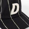 Dime Pinstriped Worker Cap - Black
