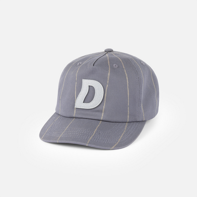 Dime Pinstriped Worker Cap - Grey