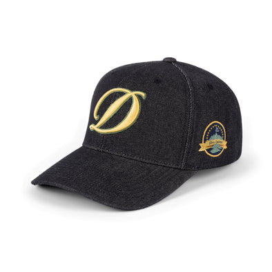 Dime Cursive D Full Fit Cap - Black Denim