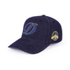Dime Cursive D Full Fit Cap - Indigo Denim